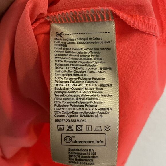 Scotch & Soda- Coral Tank- Les Tropiques edition- Size Small - Picture 6 of 8